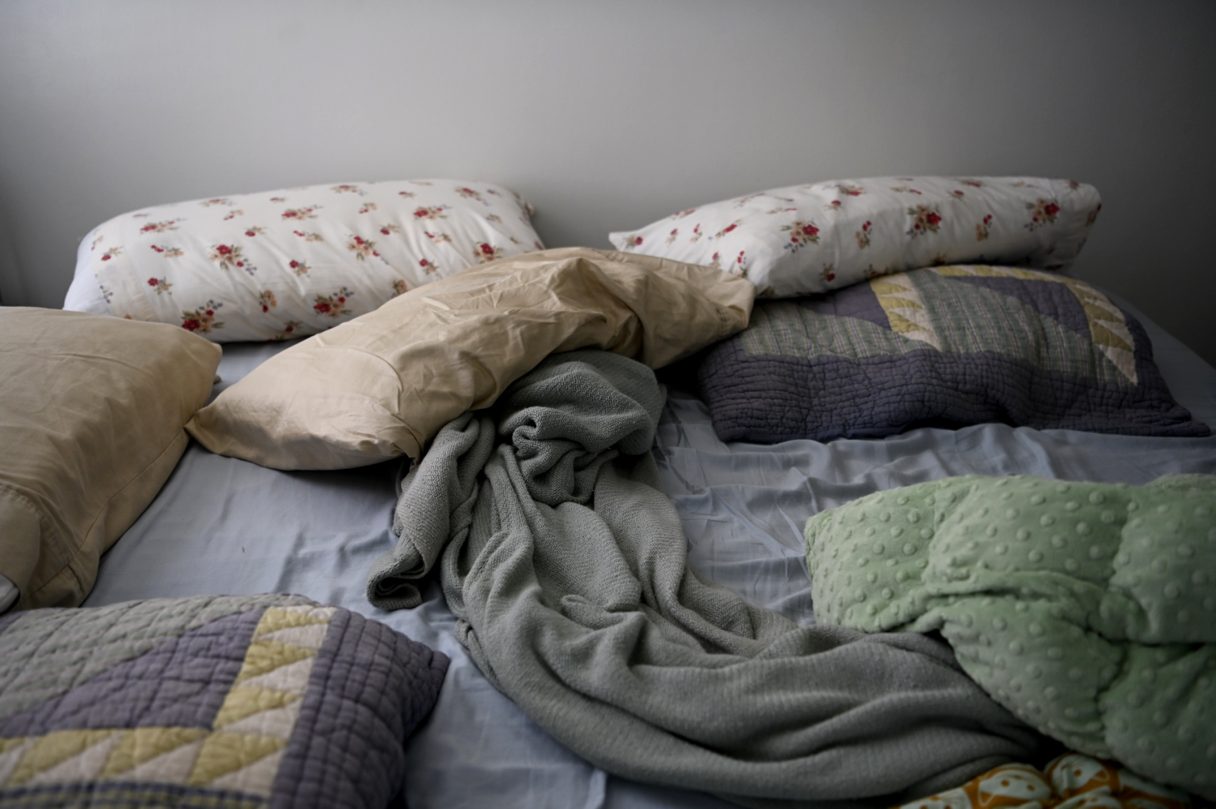 Pandemic Photo Essay: Messy bed